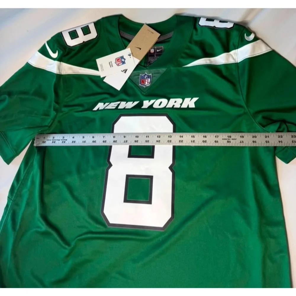 New Nike Aaron Rodgers New York Jets Jersey – Men's Large – Green New with Tags - Picture 9 of 11